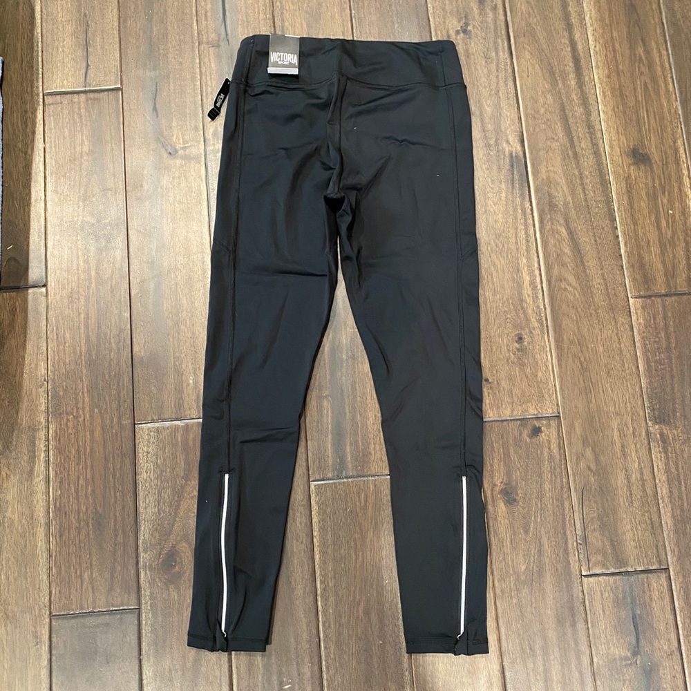 Victoria Secret Medium Rise Ankle Zipper Leggings